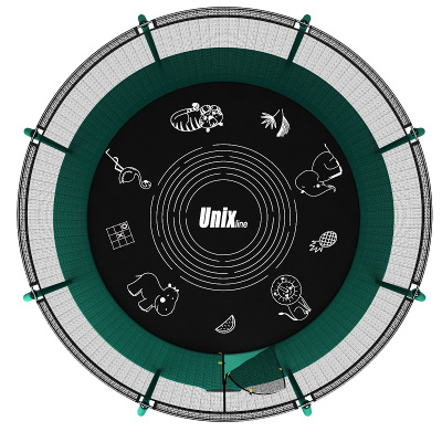 Батут UNIX line SUPREME GAME 10 ft (green) Батут UNIX line SUPREME GAME 10 ft (green)