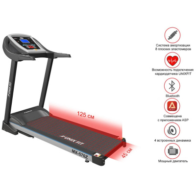 Беговая дорожка UNIXFIT MX-570Z
