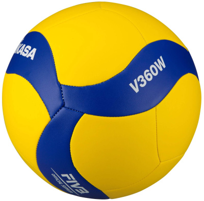 Мяч волейбольный Mikasa V360W, жёлтый-синий Мяч волейбольный Mikasa V360W, жёлтый-синий