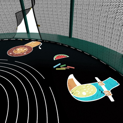 Батут UNIX line SUPREME GAME 12 ft (green) Батут UNIX line SUPREME GAME 12 ft (green)