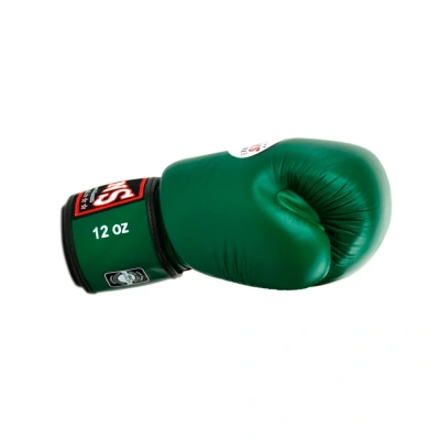 Боксерские перчатки TWINS bgvl3 зеленые 12 унций