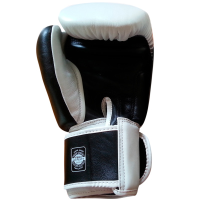 Боксерские перчатки TWINS bgvl3-2t черно-белые 12 унций