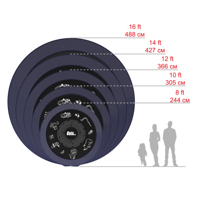 Батут UNIX line SUPREME GAME 10 ft (blue) Батут UNIX line SUPREME GAME 10 ft (blue)